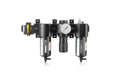 FRL modular de alta presión con válvula de bloqueo